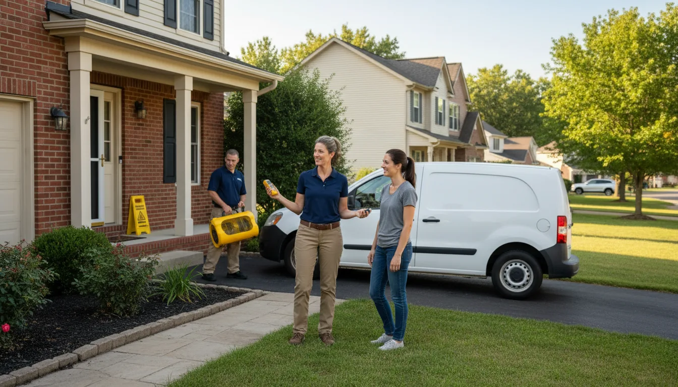 Water restoration image for Flood Water Cleanup, Removal And Restoration Services in Barnesville, OH